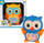 Lodër muzikore MIX Trifox Musical Owl, me tinguj dhe melodi, shumëngjyrëshe