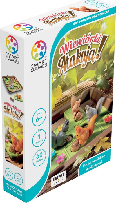 Lojë puzzle Iuvi Smart Games Squirrels Attack!, shumëngjyrësh
