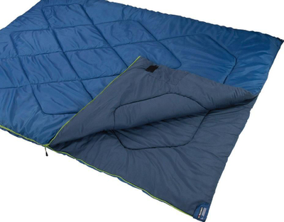 Двоен кеса за спиење High Peak Ceduna Duo, 200x150 cm, Dura Loft H1, сина