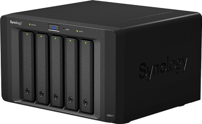Модул за проширување на складирањето Synology DX517, 5 слотови, SATA 3.5"/2.5", црн