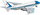 Set ndërtimi Cobi Bricks Boeing 747 Air Force One, mbi 1000 copa, 40 cm, shumëngjyrësh