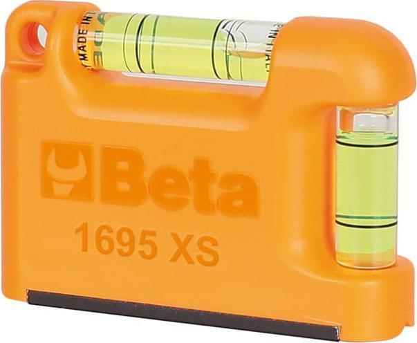 Nivel xhepi Sola 1695 XS, bazë magnetike, kompakt, i kuq