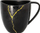 Шолја за појадок порцелан RAK Porcelain Kintzoo Breakfast Cup, порцелан, црна со златна