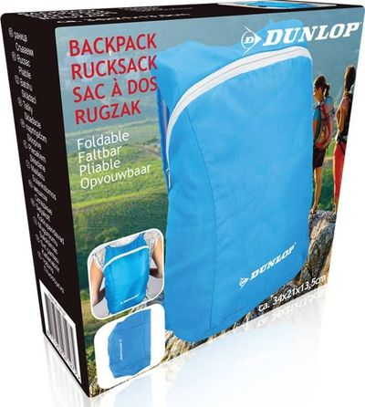 Mbulesë shiu për çantë shpine Dunlop, najlon rezistent ndaj ujit, blu