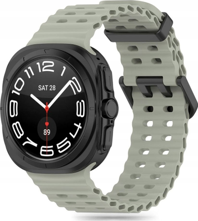 Rrip ore Samsung Tech‑Protect Iconband Pro, për Galaxy Watch Ultra 47mm, TPU sport, jeshile ulliri