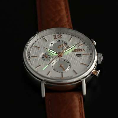 Orë për meshkuj Prim Elegance CZ 2023 Automatic W01P.13195.D, kafe