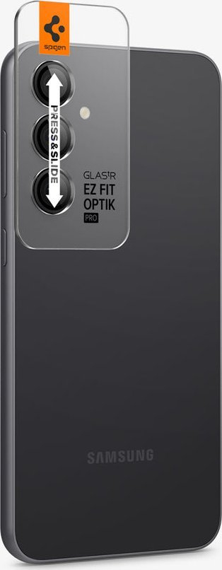 Mbrojtës kamere Spigen Glass tR EZ Fit Optik Pro, set me 2 copë, për Samsung Galaxy S23 FE, i zi