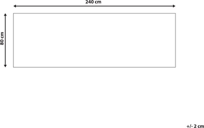 Rrugicë tapeti Beliani ENAYAM, 80x240 cm, poliester, shumëngjyrëshe