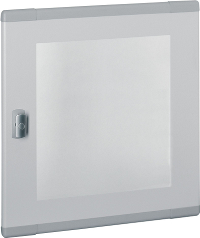Dera me xham për kabinet Legrand XL³400 XL³160, 600mm e lartë, gri