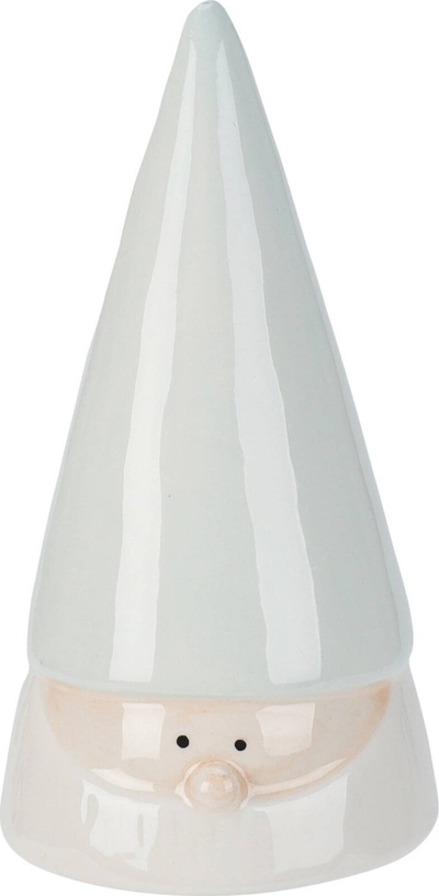 Dekor për shpi Home Styling Collection Christmas Gnome, 11 cm, i bardhë