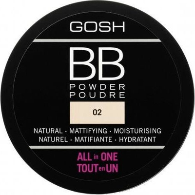 Pudër fytyre GOSH BB Pressed 02 Sand, 6.5g