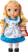 Kukull Disney Animators Alice, 39cm, me mace lodër, fustan blu e bardhë