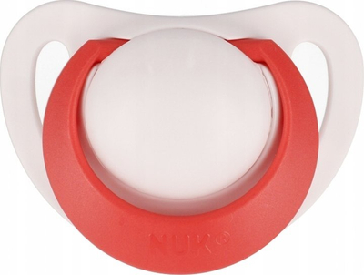 Biberon NUK Soother, silikon, 18-36 muaj, set 2 copë, të verdhë dhe rozë