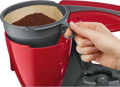 Aparat për kafe Bosch TKA 6A044, 1200 W, 1250 ml, i kuq