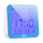 Stacion moti Trevi ME-3105, ekran me dritë, mat temperaturën dhe lagështinë, blu