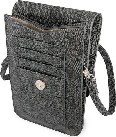 Çantë Guess 4G Triangle GUWBP4TMGR, për smartphone, e zezë