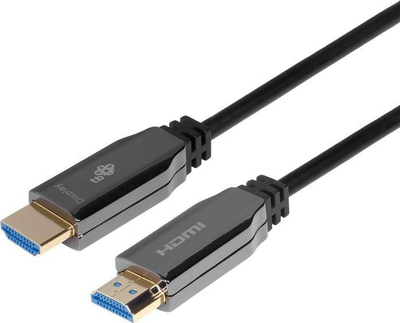 Kabllo HDMI V2.0 Hybrid Optical Fiber, 15m, 4K 60Hz, e zezë