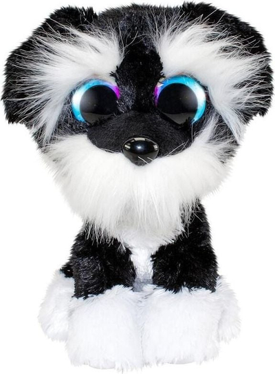Lodër pelushi Tactic Lumo Stars Schnauzer Nelly, 15 cm, gri