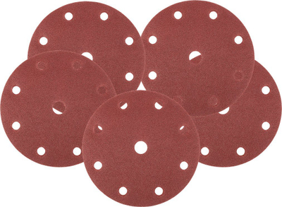 Disqe abrasive NEO Tools 150mm, P120, set me 5 copë, me 9 vrima