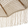Çadër macramé teak & bambu off-white Φ250 cm (HM6036.01), bardhë