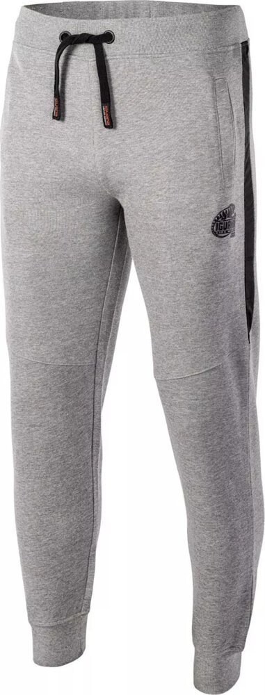Pantallona dresi për burra Iguana Indre, me microfleece, me mansheta, gri