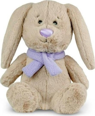 Lepurush pelushi TM Toys Plush Toy Rabbit, i butë, me shumë ngjyra