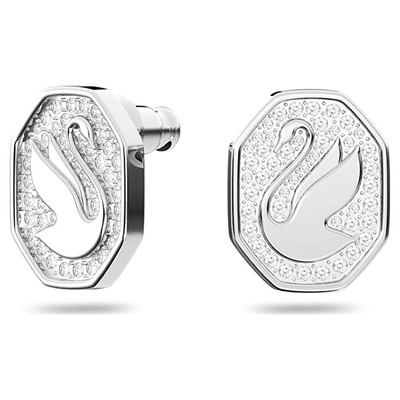 Vathë për femra Swarovski, të argjendtë/transparent