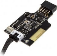 Бежична далечинска SilverStone SST-ES02-USB, 2.4GHz, за вклучување и рестарт на PC, црна