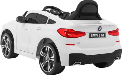 Makina elektrike për kalamaj BMW 6 GT, 105 x 66 cm, deri 30 kg, e bardhë