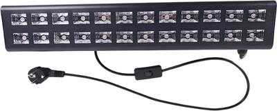 Shufër drite UV Light4Me UV Bar 2x12, 24x3W LED, 50 cm, e zezë