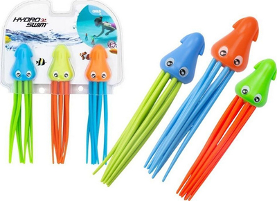 Set lodrash uji Bestway 26031, kallamarë plastikë me tentakula, shumëngjyrëshe