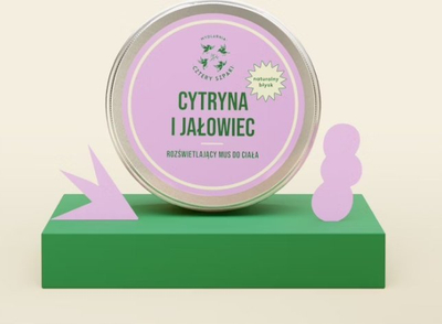 Mus për trup Mydlarnia Cztery Szpaki Illuminating, limon edhe dëllinjë, shkëlqim natyral