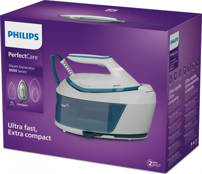 Gjenerator avulli Philips PerfectCare PSG6022/20, 1.8L, fikje vetëmat, blu