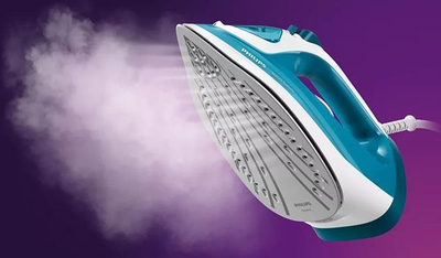Hekur me avull Philips DST3011/20, 2100W, i kaltër/bardhë