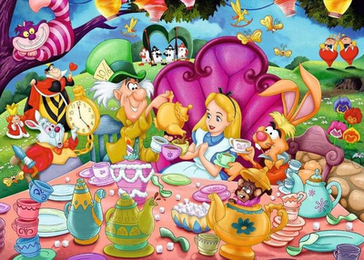 Puzzle Ravensburger Disney Alice in Wonderland Collector's Edition, 1000 copa, për të rritur, shumëngjyrësh