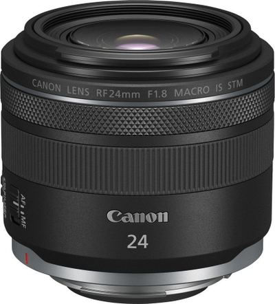 Objektiv Canon RF 24mm F1.8 MACRO IS STM, kënd i gjerë, stabilizim imazhi, i zi