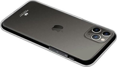 Kllëf telefoni Mercury Premium Clear Jelly për iPhone 11 Pro Max, transparent
