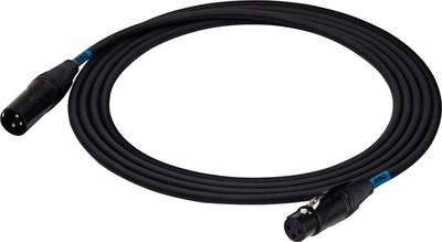 Kabllo audio SSQ DMX0.5, XLR mashkull në XLR femër, 0.5 m, e zezë