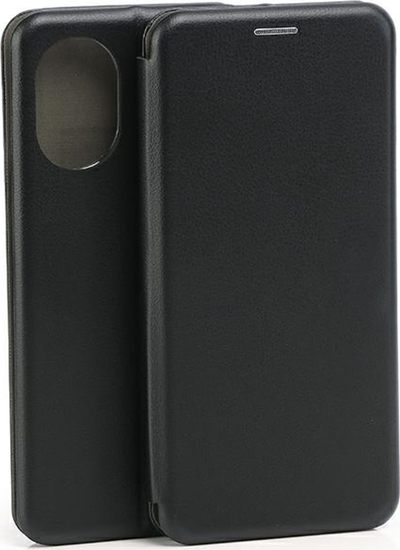 Kapak telefoni Beline Book Magnetic për Oppo Reno 7 Lite, kapak libri magnetik, i zi