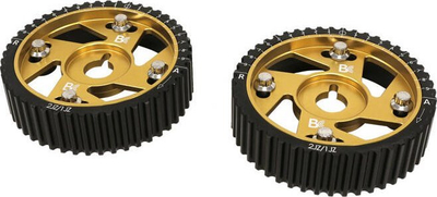 Rrotulla kameshe të rregullueshme Brian Crower BC8830, për Toyota 2JZ GTE, anodizim ari, palë