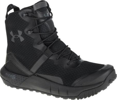 Çizme taktike Under Armour Micro G Valsetz, të lehta, me qafa të larta, ngjyrë të zezë