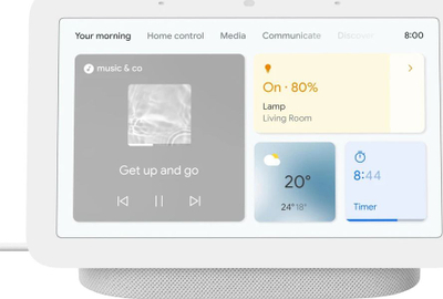Ekran smart Google Nest Hub Gen 2, 7", WiFi, i bardhë