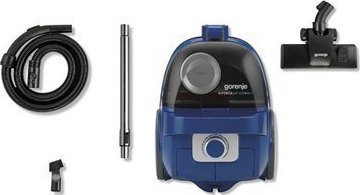 Fshesë me korrent Gorenje VCEA01GACBUCY, pa qese, 800W, 2.2L, blu