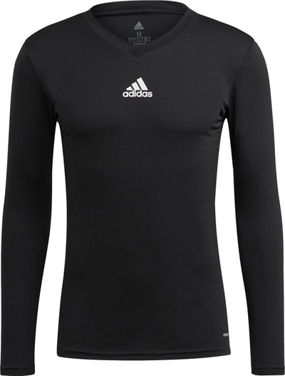 Bluzë sportive adidas Team Base Tee M GN5677, mëngë të gjata, Aeroready, e zezë