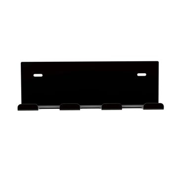 Raft me varëse Rei Shelf, 4 grep, 21.5 cm, metalik, i zi