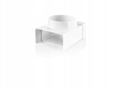 Lidhëse T ventilimi Vents KP55-6KO, 110 x 55 mm, e bardhë