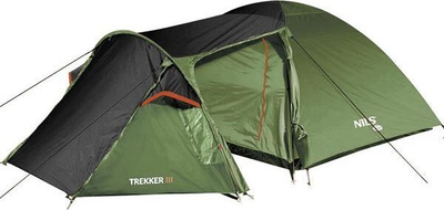Çadër kampingu Nils Camp Trekker III NC6312, për 3 veta, jeshile