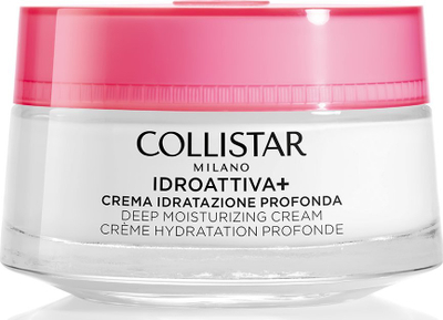 Krem fytyre Collistar Idroattiva+ Deep Moisturizing, krem hidratues i thellë, 50 ml
