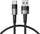 Kabllo USB Tech-Protect UltraBoost, USB-A me USB-C, 1 m, e zezë
