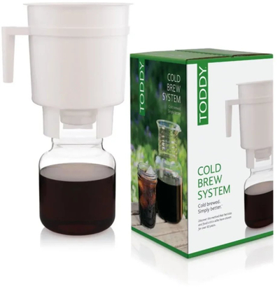 Sistem kafeje Toddy Cold Brew, për kafe të ftohtë, plastikë transparente